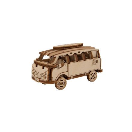 Wooden City 3D puzzle Superfast Minibus Retro
