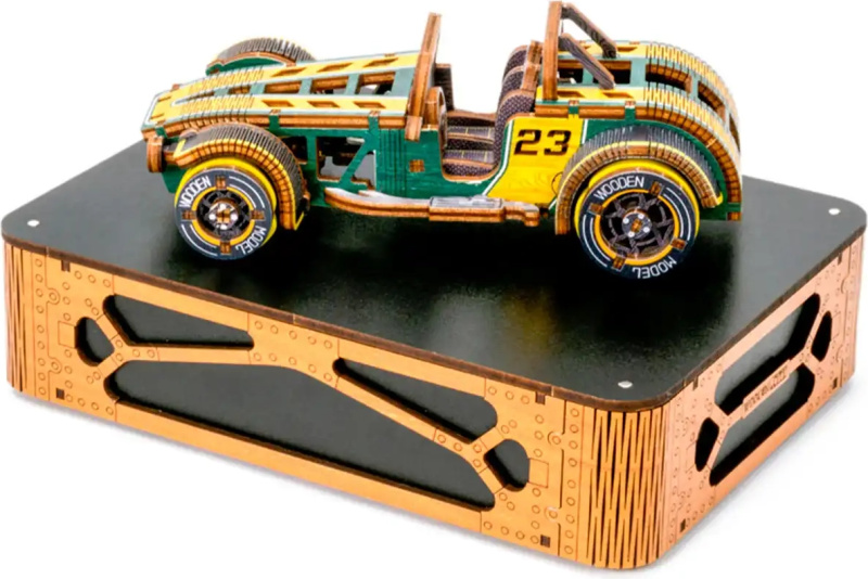 Dřevěné 3D puzzle Roadster – limitovaná edice