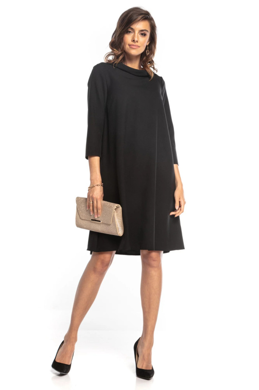 Dámské šaty T349/3 Black - Tessita černá 48