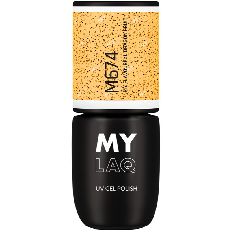 MYLAQ UV Gel Polish gelový lak na nehty odstín My Flavourful Dragon Fruit 5 ml