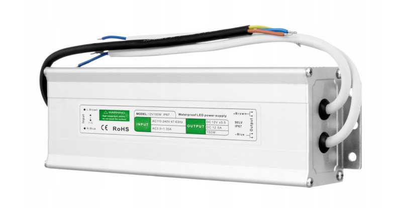 Zdroj napájecí ZAMEL LEDIX LED 12V DC 100W IP67 TYP: ZAH-100-12