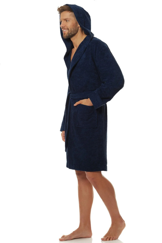 Pánský župan L&L 2103 M-2XL antracit XXL-188/124/116