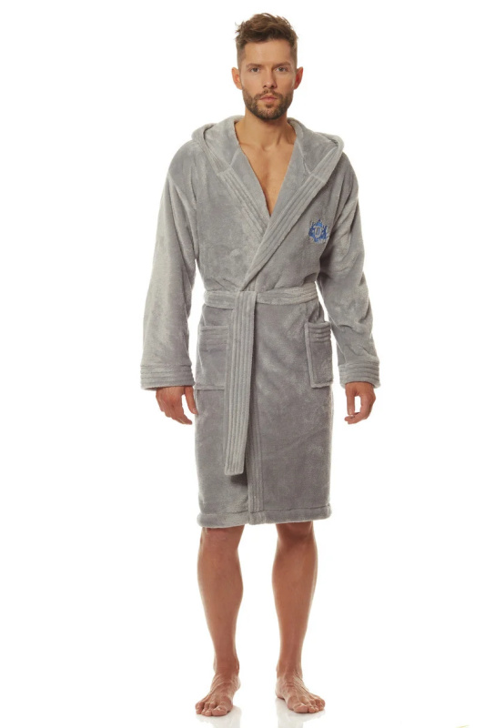 Pánský župan 2110 COSTA šedá XXL