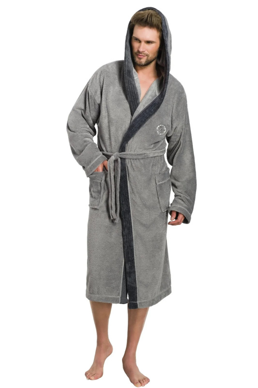 Pánský župan L&L George 3XL námořnictvo 3XL-188/130/124