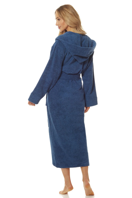 Dlouhý dámský župan L&L 2102 S-2XL béžová XXL-172/110/118