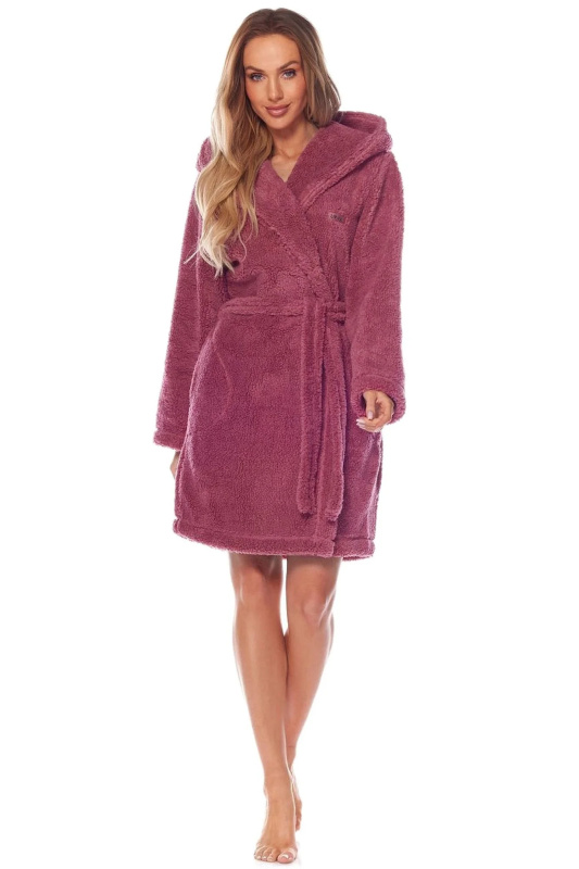 Dámský župan 2204 Brandi pink - L&L starorůžová XL