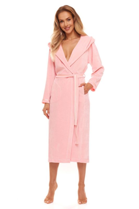 Dámský župan L&amp;L růžový (2307-MORELA) XL