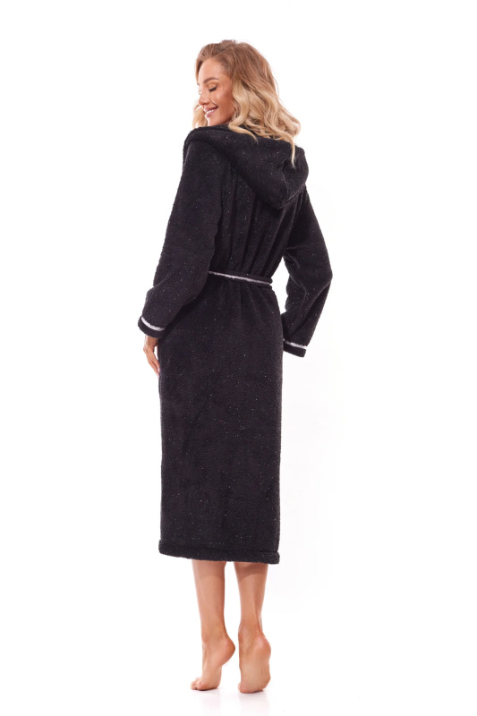 Měkký dlouhý župan 2322 Black - L&L XL