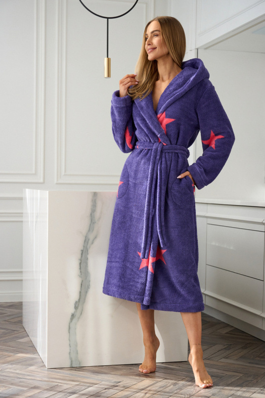 DÁMSKÝ ŽUPAN DLOUHÝ 2593 FIOLET M