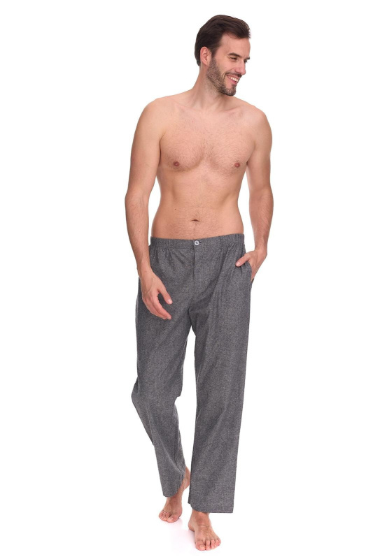 L&L 2535 Zeus M-2XL pánské pyžamové kalhoty šedá XXL