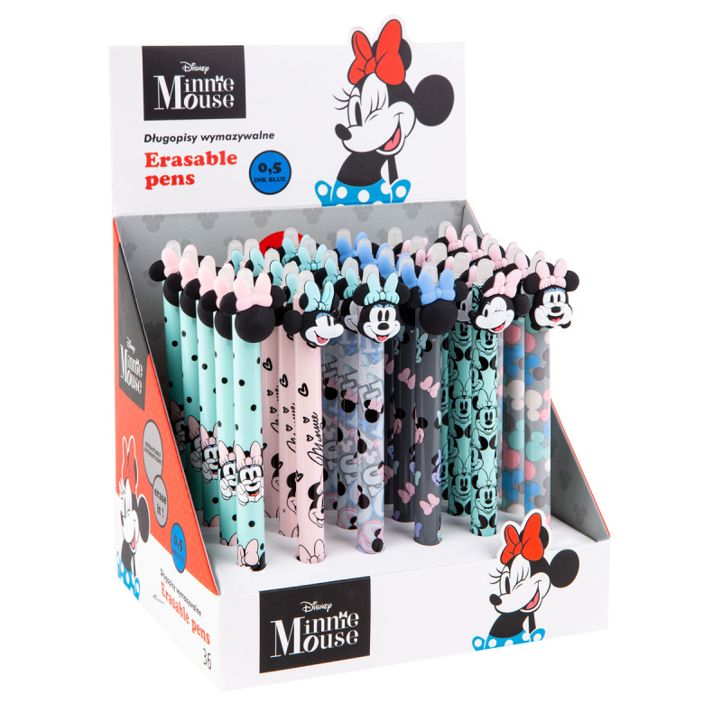 Gumovatelné pero Colorino - Minnie Mouse, mix motivů