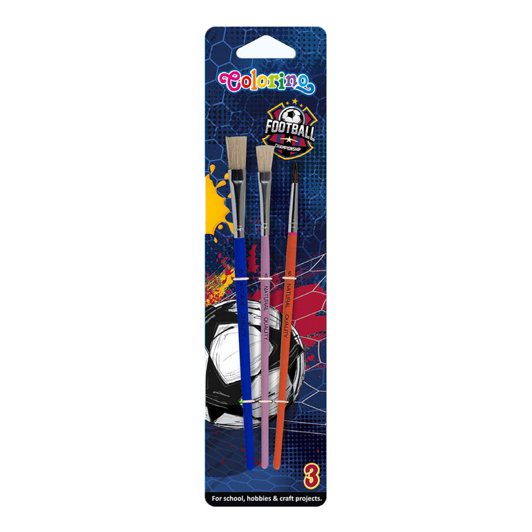 Sada štětců Colorino - Fotbal