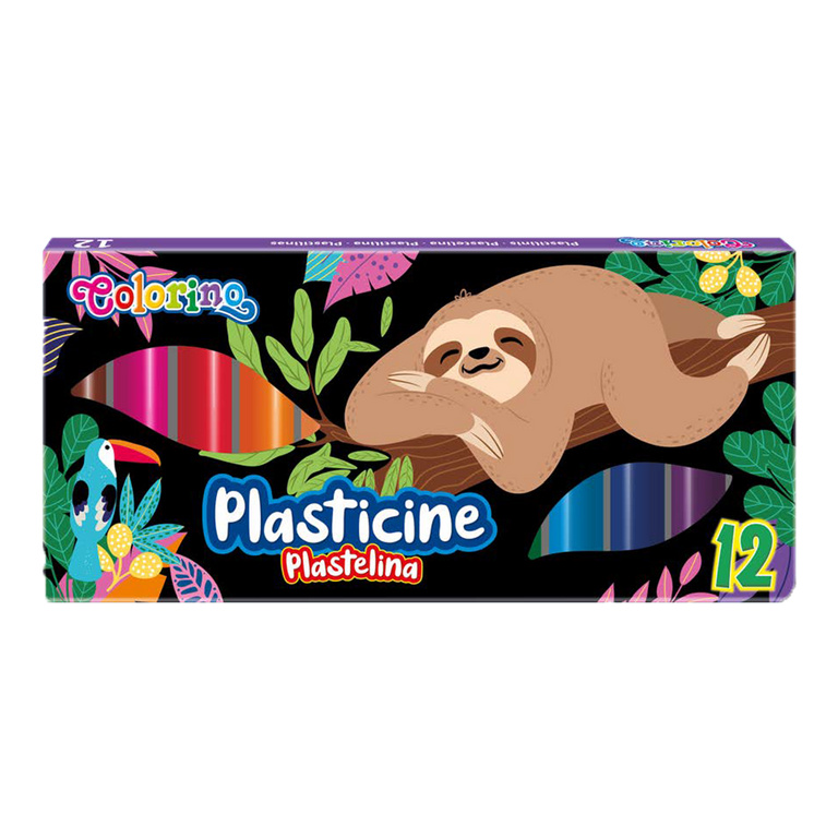 Modelovací hmota Colorino - Lenochod, 12 barev
