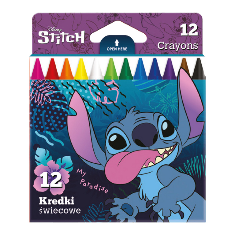 Voskovky Colorino Stitch - 12 barev