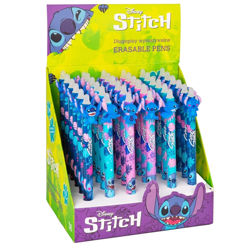 Gumovatelné pero Colorino - Stitch, mix motivů