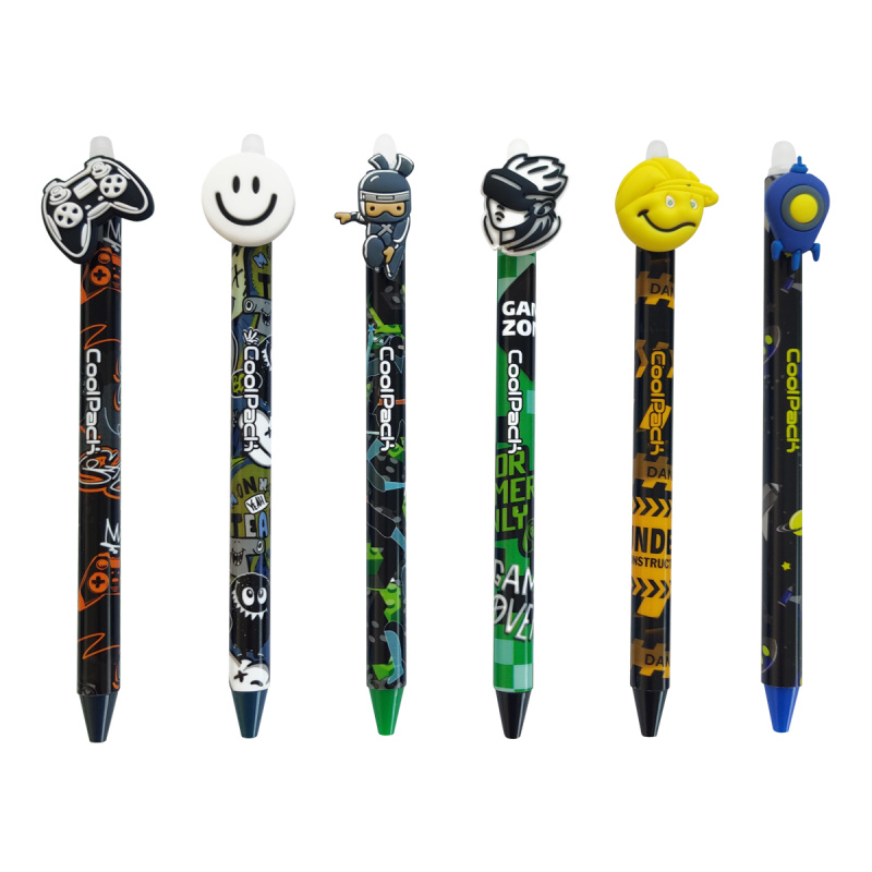 Gumovatelné pero Colorino - CoolPack Boys III, mix motivů