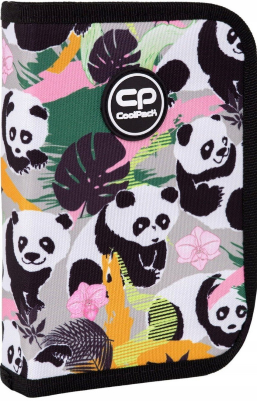 Penál 1-komorový bez vybavení Coolpack Clipper Panda Gang