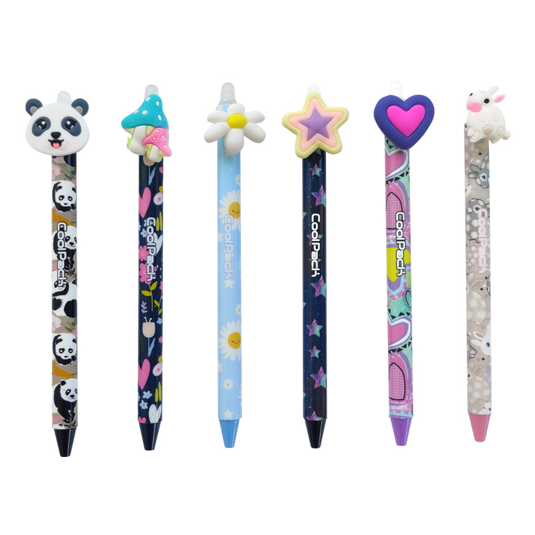 Gumovatelné pero Colorino - CoolPack Girls III, mix motivů
