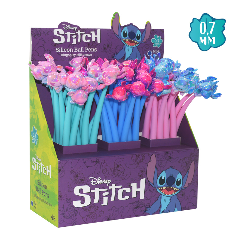 Colorino guľôčkové pero Flexi Stitch Black - mix motivov