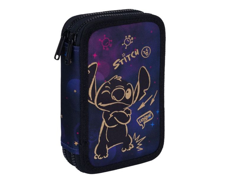 Penál Colorino Jumper 2 plný 2patrový - Stitch Gold