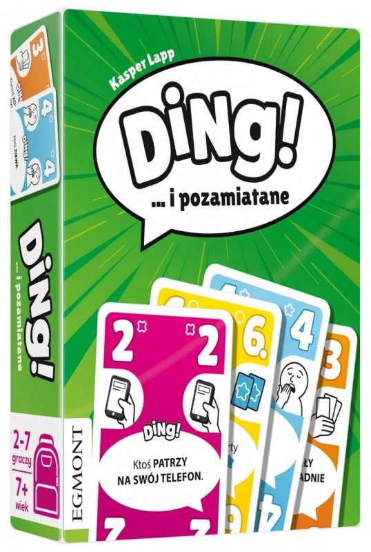 Ding! ... a uklizeno – rychlá karetní hra EGMONT