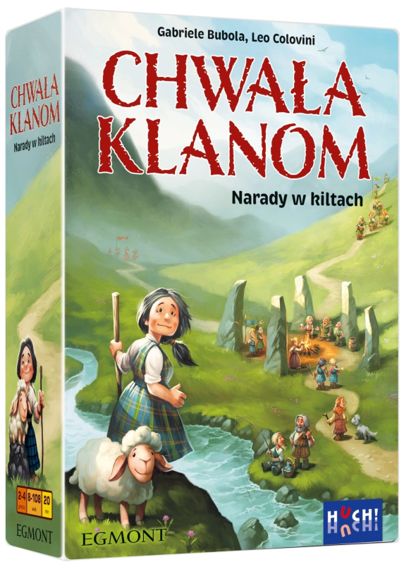Chwała Klanom: narady v kiltech – strategická desková hra