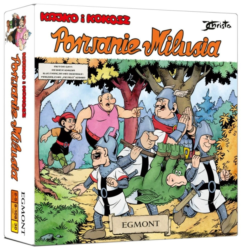 Kajko a Kokosz: únos Miluśe – rodinná desková hra