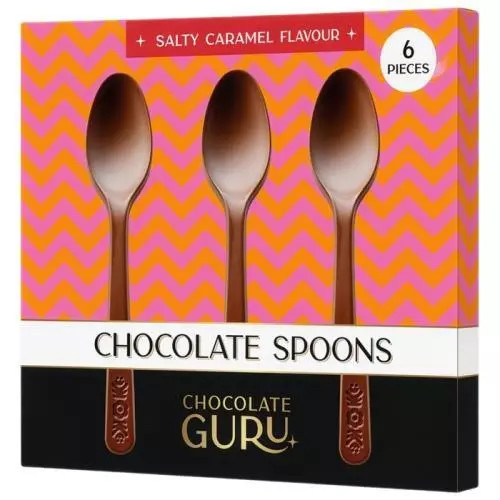 Guru Chocolate spoons salted caramel 54g