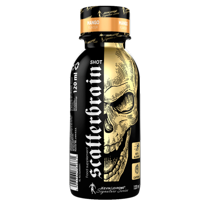 Kevin Levrone Series Kevin Levrone Scatterbrain Shot 120 ml - pomeranč/citrus