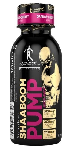 Kevin Levrone Series Kevin Levrone ShaaBoom Pump Juice Shot 120 ml - Pomeranč/višeň