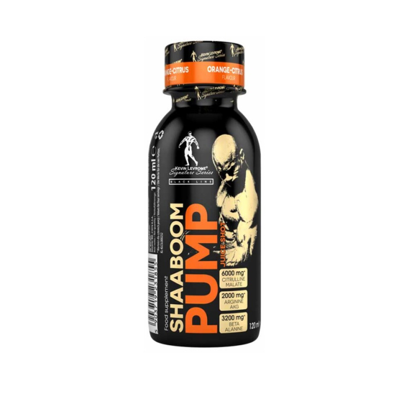 Kevin Levrone Series Kevin Levrone ShaaBoom Pump Juice Shot 120 ml - Pomeranč