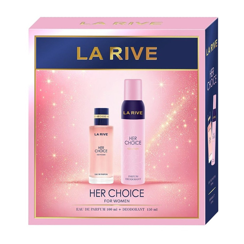 LA RIVE Her Choice Set EDP 100 ml & DEO 150 ml