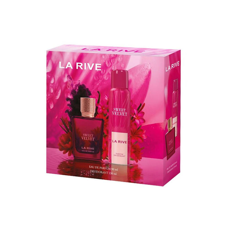 LA RIVE Sweet Velvet Set EDP 90 ml & DEO 150 ml