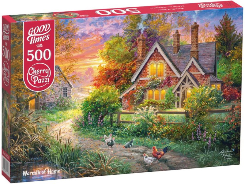 Teplo domova puzzle 500 dílků od Cherry Pazzi
