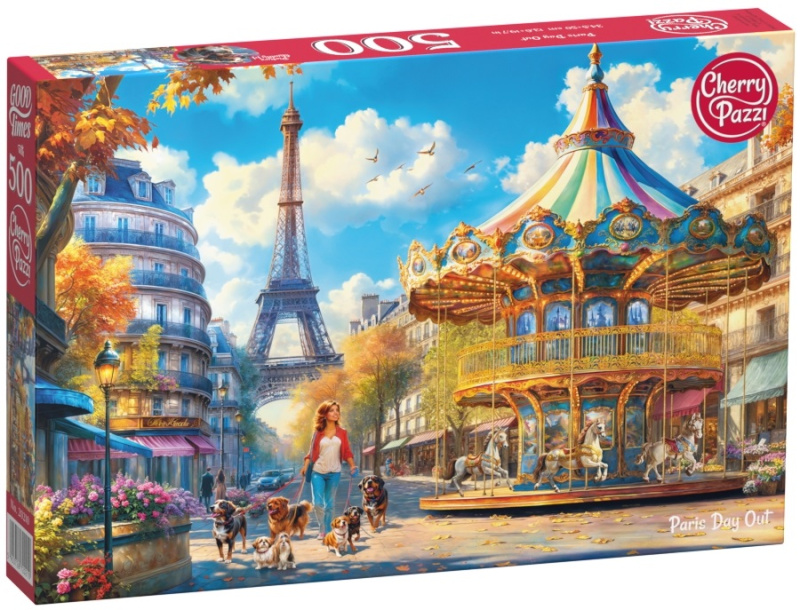 Cherry Pazzi Puzzle Den v Paříži 500 dílků