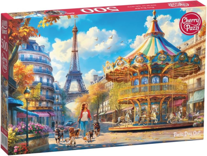 Cherry Pazzi Puzzle Den v Paříži 500 dílků