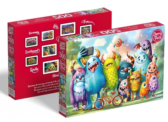 Cherry Pazzi puzzle Řekni sýr! 500 dílků