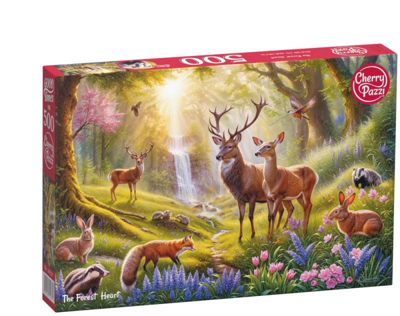 Cherry Pazzi puzzle Srdce lesa 500 dílků