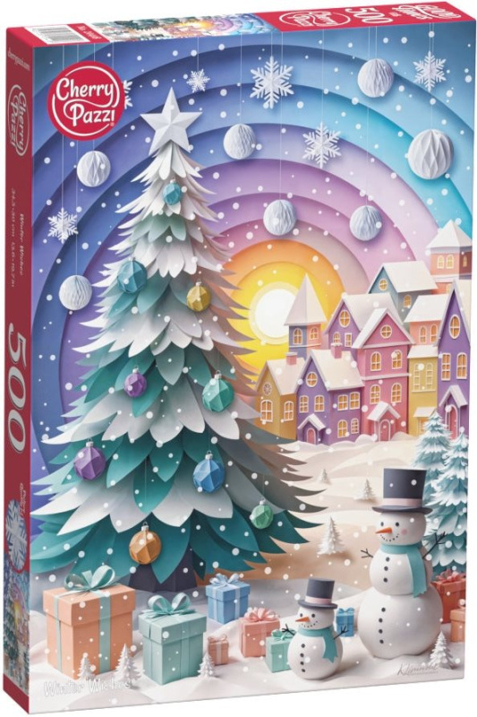 Cherry Pazzi puzzle Zimní přání 500 dílků