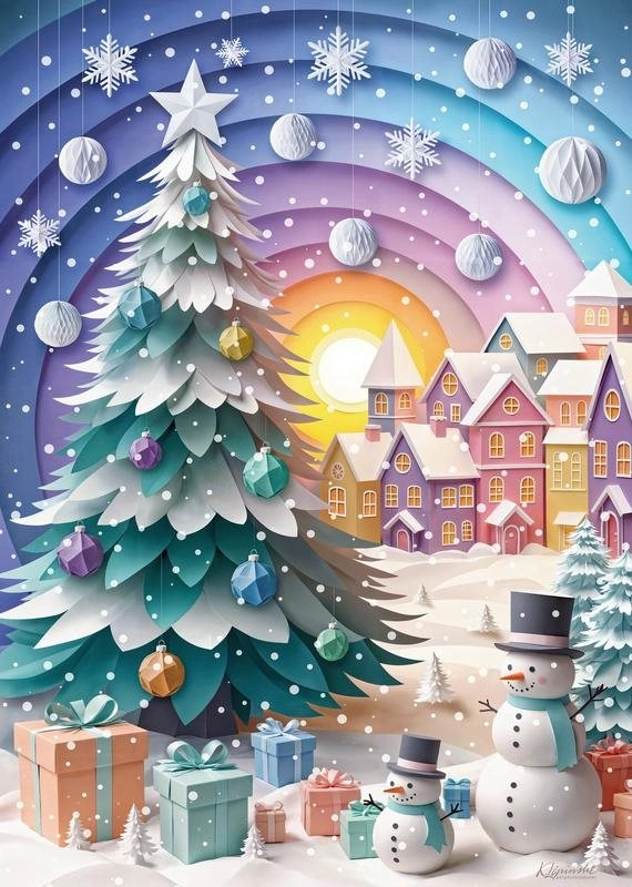 Cherry Pazzi puzzle Zimní přání 500 dílků