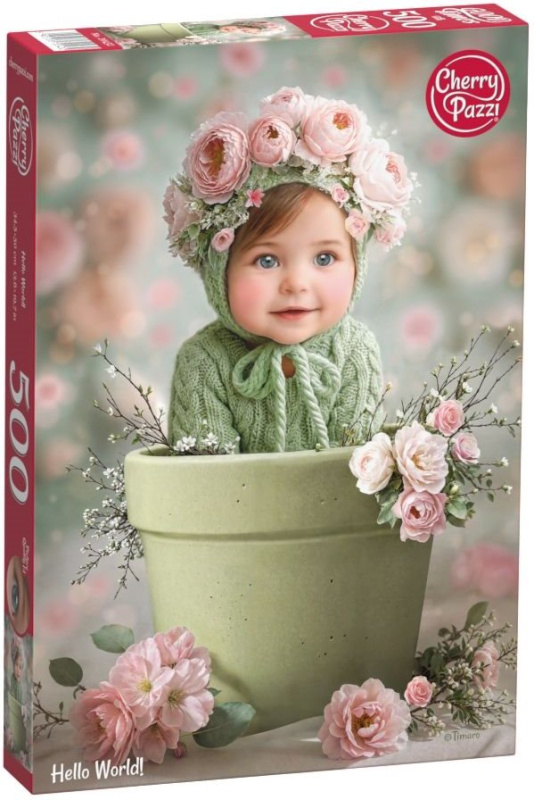 Cherry Pazzi puzzle Ahoj světe! 500 dílků