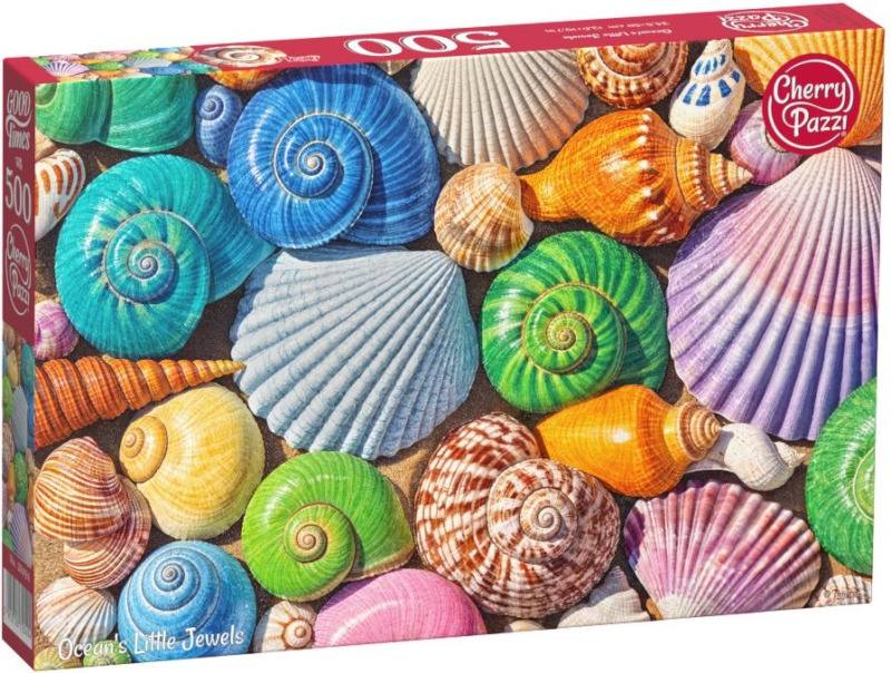 Puzzle Cherry Pazzi 500 dílků Malé mořské drahokamy