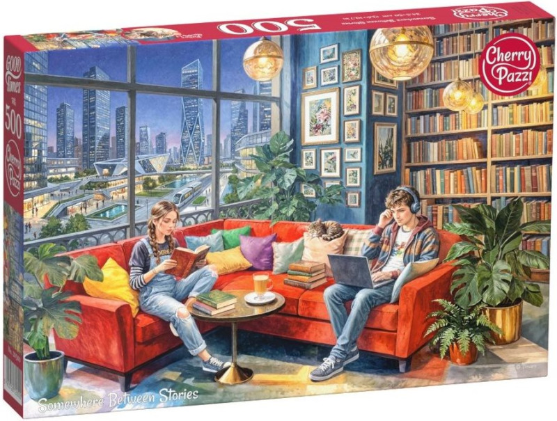 Puzzle Cherry Pazzi 500 dílků Někde mezi příběhy