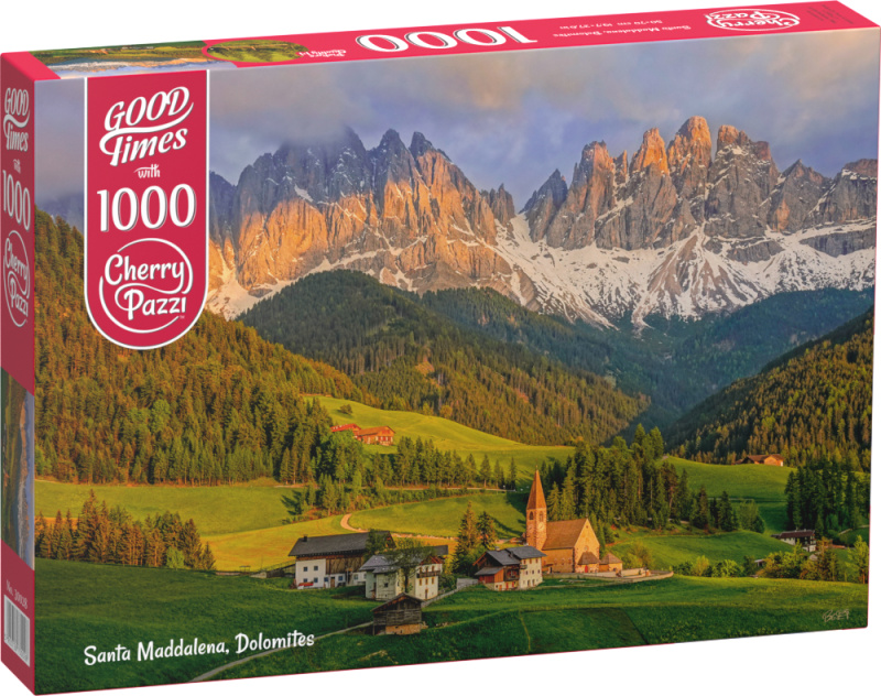 Puzzle Santa Maddalena Dolomity 1000 dílků