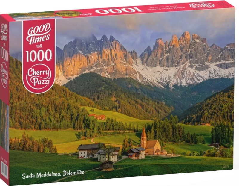Puzzle Santa Maddalena Dolomity 1000 dílků