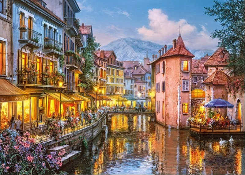 Cherry Pazzi Večer v Annecy 1000 dílků