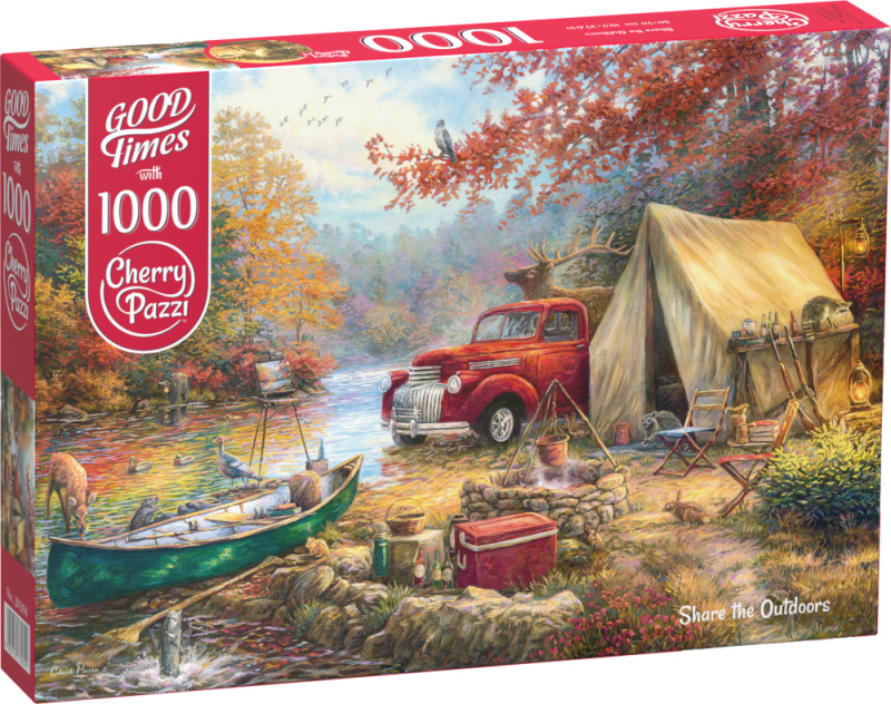 Puzzle Sdílej volnou přírodu 1000 dílků