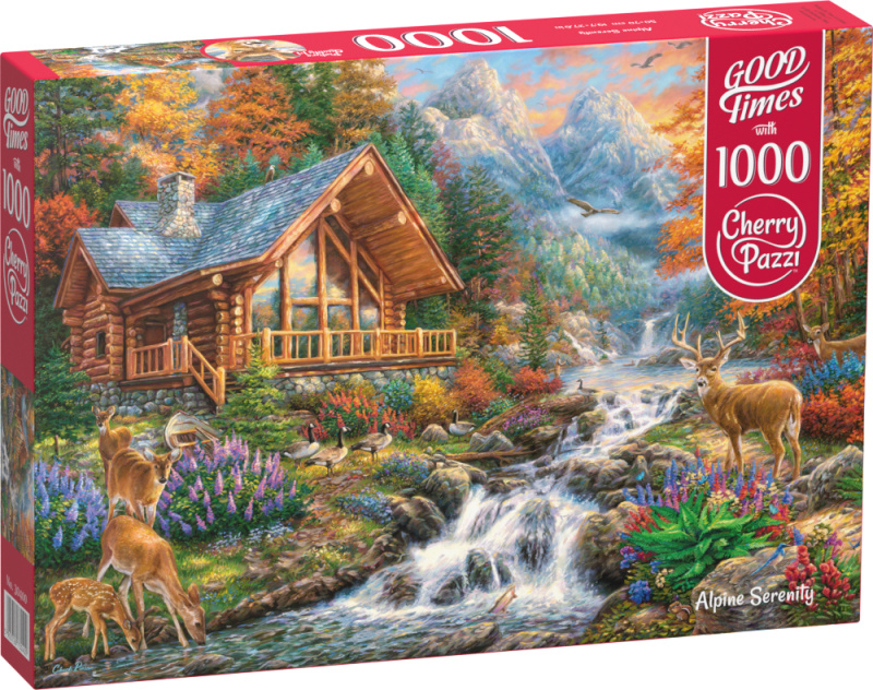 Puzzle klid vysoko v horách 1000 dílků