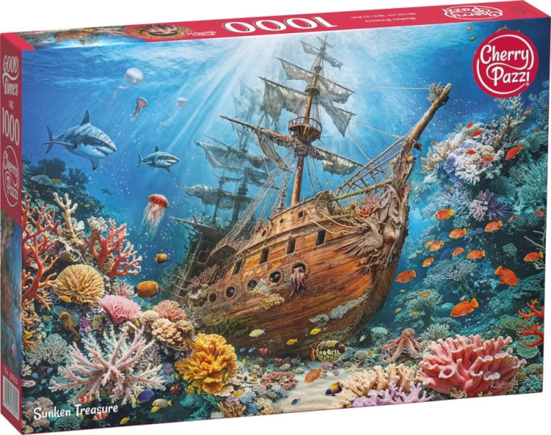 Puzzle Potopený poklad 1000 dílků
