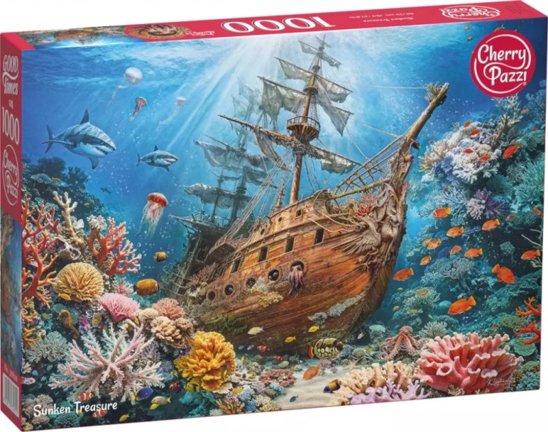 Puzzle Potopený poklad 1000 dílků